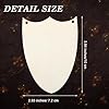 Suzile 36 Pcs Wood Shield Bulk Decorate Shield Cutout Crafts Set Unfinished Wooden Gift Tags Knight Party Father's Day Favors Ornaments with Hole Hemp Ropes for DIY Door Birthday Party #1