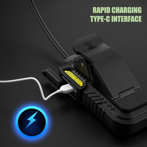 Linterna frontal recargable USB y luces LED con sensores de movimiento 7