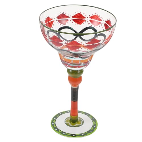 PRETYZOOM Copa De Vino Cóctel Copa De Martini Copas De Noche Con Taza Vasos De Bebidas Copas De Color Borgoña Para Beber Copa De Vino De Margarita Copa Tazas Mexicanas Taza De