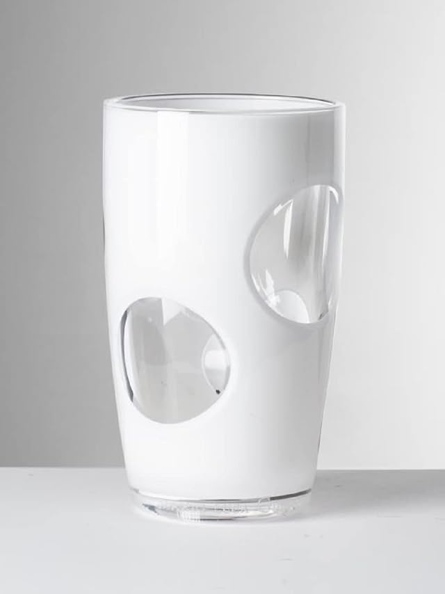 Mario Luca Giusti Fisheye Highball Glasses White Set of 6