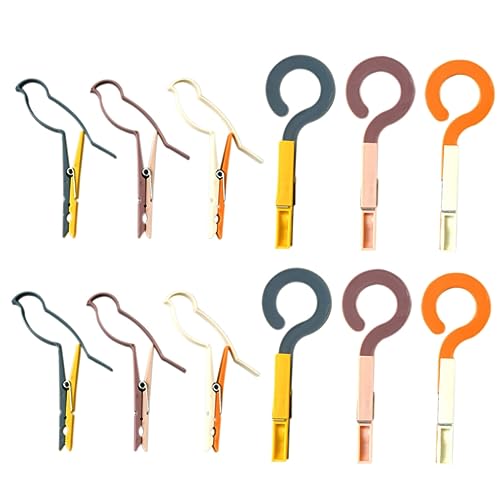 Alipis 12 Pz Coperchio Vegetale Sigillo Per Sacchetti Sigillanti Molletta Clip Per Sacchetti Di Snack Clip Di Tenuta Strumenti Di Tenuta Morsetto Di Per Snack Clip Per Sacchetti