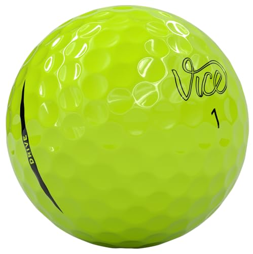 Bolas de golfe Vice Drive (modelo 2025) (amarelo)