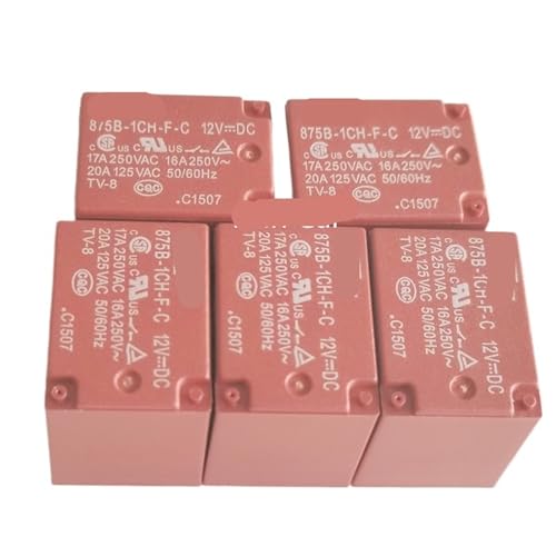 Relais 875B-1CC-F-C-12VDC inverseur 5 broches 17A pour circuit imprimé