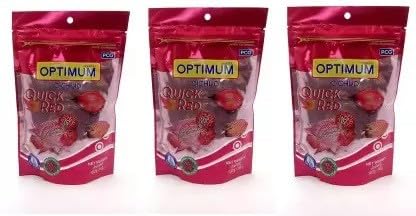 AKSHAT ENTERPRISES Optimum Cichlid Quick Red Small Pellet Fish Food | Added with Fish Meal & Corn Gluten Meal | Highly Digestible Fish Food for All Aquarium Fish - 100gm(Pack of 3) (B0CBQ94ZVK) Amazon Price History, Amazon Price Tracker