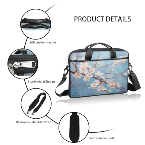 Bolsa para Laptop con Estampado Floral 15 Pulgadas miniatura 4