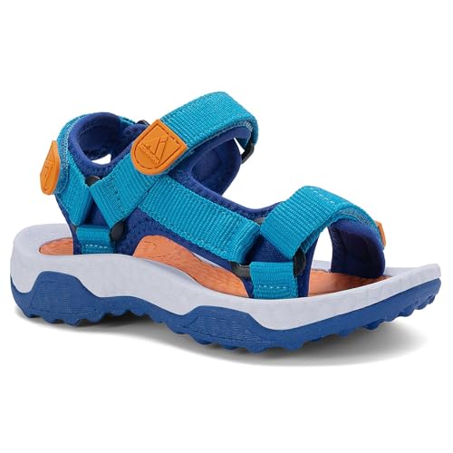 Mishansha Open-Toe Kids Sport Sandals Toddler Boys Girls Sandals with Adjustable Straps Summer Outdoor Water Hiking Sandals 10 Toddler Blue