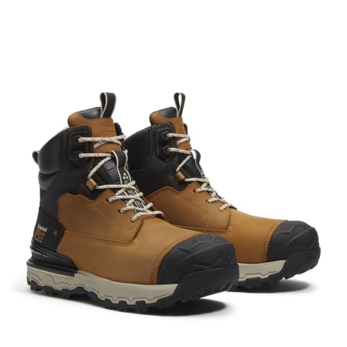 Image of Timberland PRO Men's 6 Grey /Black Boondock Comp Toe WP SR Boot