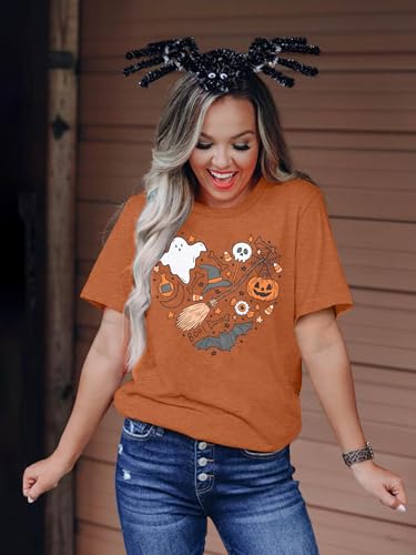 SFHFY Halloween Spooky Season Shirt Women: Halloween Boo Ghost T Shirts — view 3