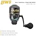 Lew's Wally Marshall Signature Series Spincast Fishing Reel, 2+1 Bearings, 4.3:1 Gear Ratio, All Metal Gears, Reversible Handle (Clam Packaging)