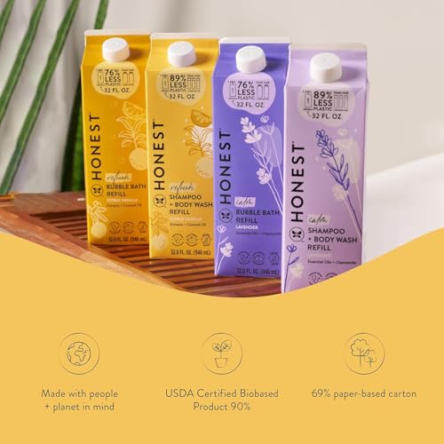 Image of The Honest Company Bubble Bath, Tear-Free, Citrus Vanilla Refresh, 32 fl oz