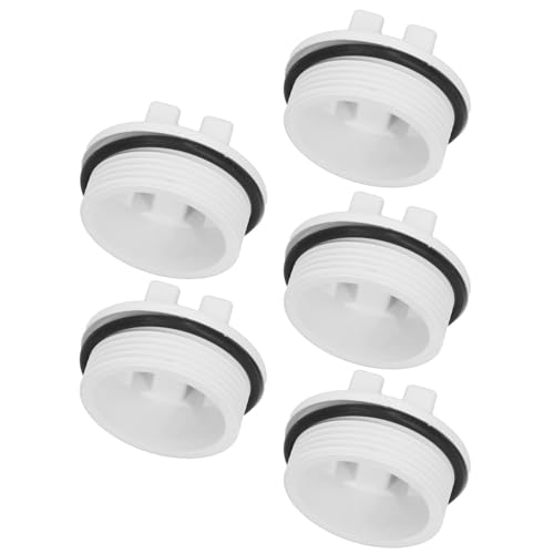 Haosie 5 Stück Winterstopfen für Pool, Poolstopfen, Winterstopfen für Pool, mit O-Ring-Dichtung, für Rückleitung von Pools, Abflussstopfen, Rücklaufleitung