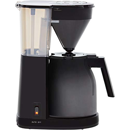 Melitta Easy Therm – Filterkaffeemaschine mit doppelter Thermkanne, für bis zu 8 Tassen Kaffee, in Schwarz