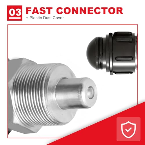 Image of Big RED Hydraulic Ram, Single-Acting Mini Jack, 2.44 inch Stroke, 30 Ton | for Shipbuilding, Bridge, Construction, Precision Machinery, Small Spaces