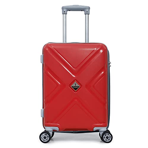 Image of Trolley Bag Small Size, 56 cms Hard Side Travel Bag for Women, 8 Wheel Luggage Suitcase for Travelling, Cabin-Friendly, Scratch Resistant, Small Trolley Suitcase (Turquoise, Small)