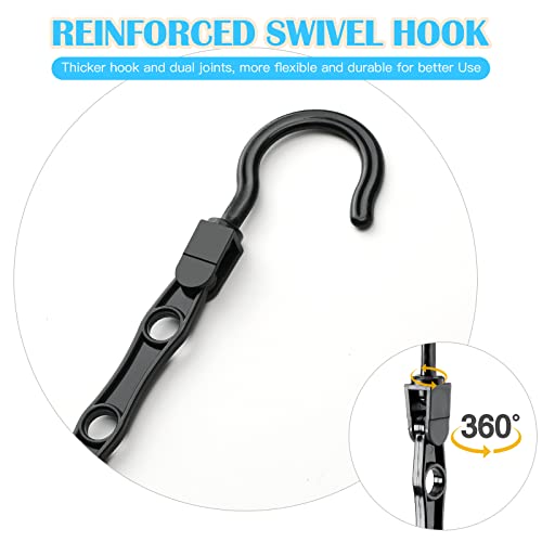 16 Pack Sturdy Hanger Organizer, Plastic Space Saving Hanger, Smart Magic Clothes Hanger, For Dorm Closet Storage Apartment College Bedroom Essentials, Black Gray White [ Upgraded Quality ] #TOP4