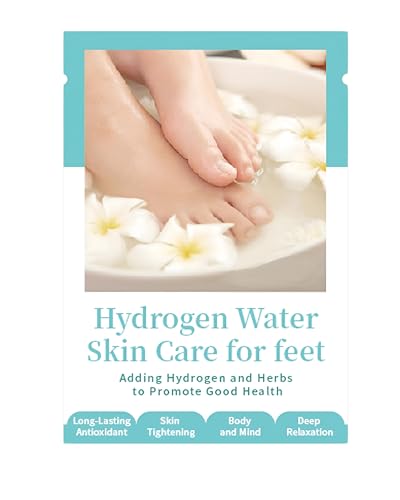 Foot Soak Hydrogen Foot Bath Tablet 10 Pack Soothing Enhance Circulation with Ginger Ginseng Mugwort Chinese Herb Foot SPA for Cracked Heels Calluses Softens Odor Control