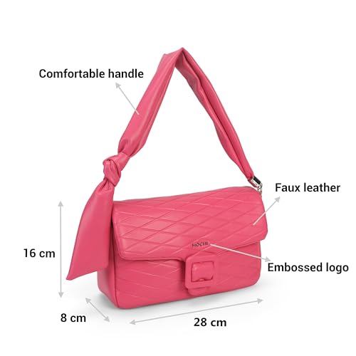 Image of Mochi Women Casual PU Soft Body Magnet closure Quilted Shoulder Bag
