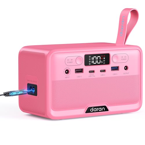 Portable Power Station 28,000mAh LiFePO4 Battery 100W(200W Peak) Solar Power