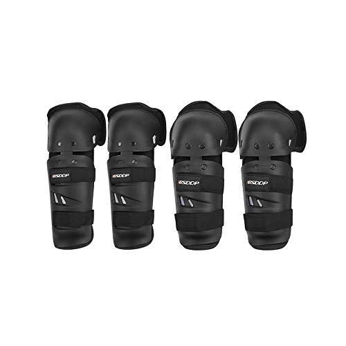 Rodilleras de motociclismo BaronHong kit de 4 protecciones para rutas de aventura en carretera