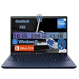 【軽量ノートパソコン】dynabook x83 13.3インチ 1920*1080 第13世代 Core i5 プロセッサー メモリ16GB Webカメラ内蔵 WiFi Bluetooth Type-C USB3.0 Windows11搭載 MS Office 2019 中古整備済みPC (x83 i5-13 16gb 256gb) image