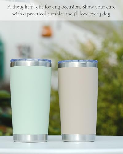 UIRZOTN 20oz Travel Coffee Tumbler, Insulated Travel Mug, Periwinkle12 Pack - image 7