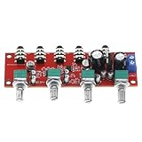 Adotta il mixer Audio a 4 canali NE5532, ciascun canale di ingresso Audio dispone di un potenziometro per il controllo indipendente del volume. È possibile immettere simultaneamente 4 segnali Audio a doppio canale per mixarli e riprodurli.