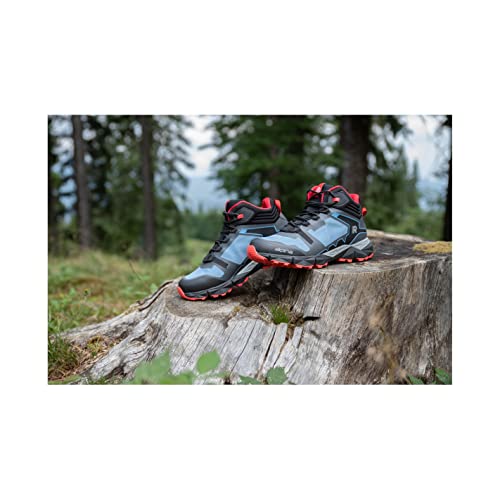 Alpina® Waterproof Hiking Outdoor Shoes Breeze Mid Unisex (Grey Lime, Us_Footwear_Size_System, Adult, Men, Numeric, Medium, Numeric_10) #TOP6