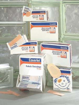1" X 3" Coverlet Latex-Free Fabric Strip