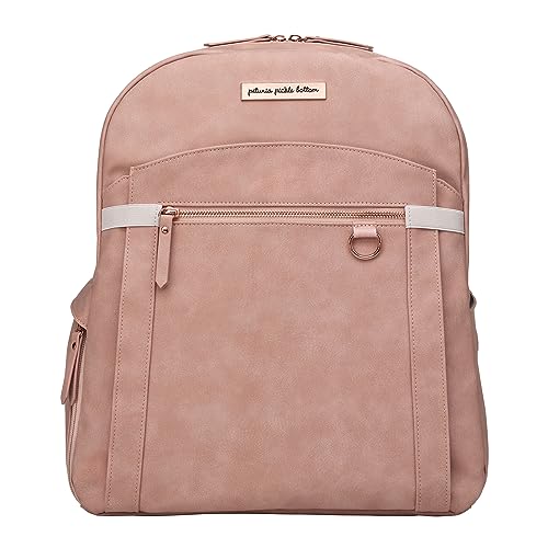 Image of Petunia Pickle Bottom 2-in-1 Provisions Breast Pump & Diaper Bag, Designed for Busy Parents, Spacious Main Compartment, Toffee Rose