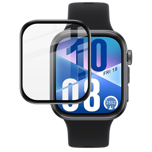 SEIAIYG Protector de Pantalla para Huawei Watch Fit 4 Pro, [3 Piezas] 3D Cobertura TPU Film [No Burbujas] Película Protectora