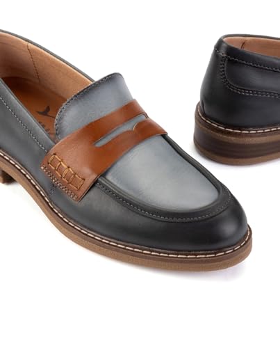 Image of PIKOLINOS Aldaya W8J-3541 Women's Loafers - Premium Calfskin Leather Slip-On - Lightweight Comfort, Removable Insole, Medium & Wide Width Ergonomic Everyday Support