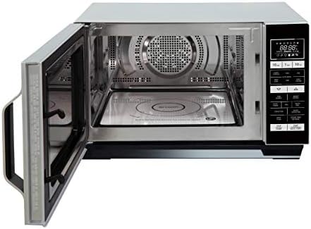 Sharp R860SLM Combination Flatbed Microwave Oven, 25 Litre capacity, 900W, Silver