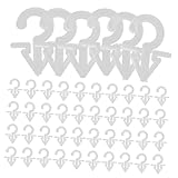 ARTSEWPLY 200 Stück Kunststoff Aufhängehaken Für Verkaufsdisplays Sockenhaken Und Handschuhhalter Kompakt Universell Einhängbar Robust Für Bekleidungs Und Verpackungsartikel