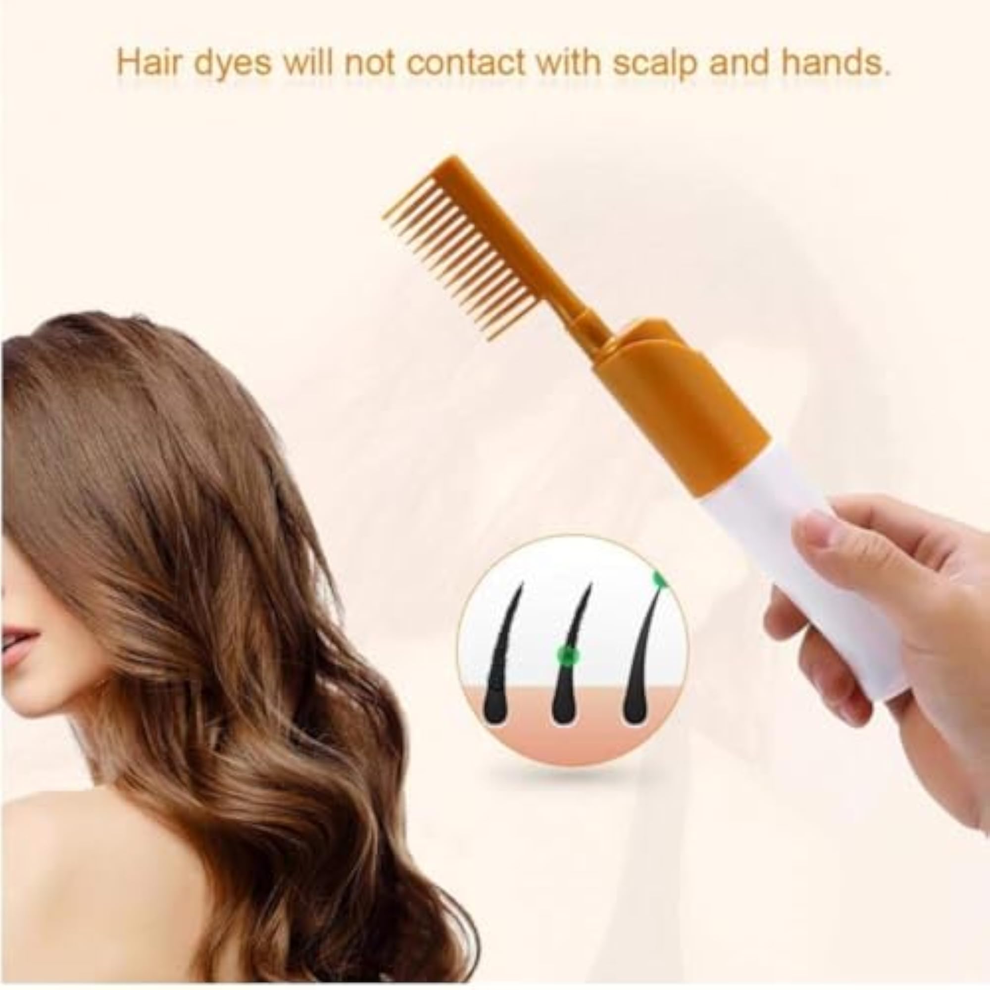 Root Comb Applicator Bottle 120ml for Hair Care