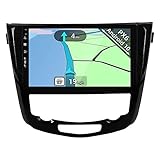  YUNTX PX6 Android 10 Autoradio fit for Nissan X-Trail Qashqai j11 Rouge(2014-2018) - [4G+64G] - GPS 2 Din - Cámara Trasera Gratis - Soporte DAB/4G/WiFi/Bluetooth/Mirrorlink/Carplay/Control del volante