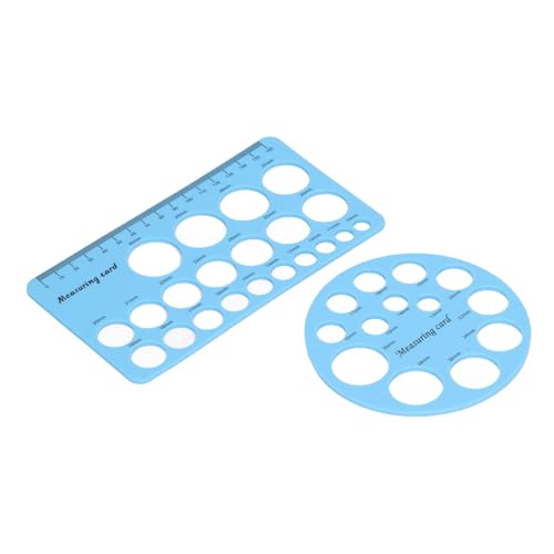 Herramienta medidora para pezones, silicona azul miniatura 3