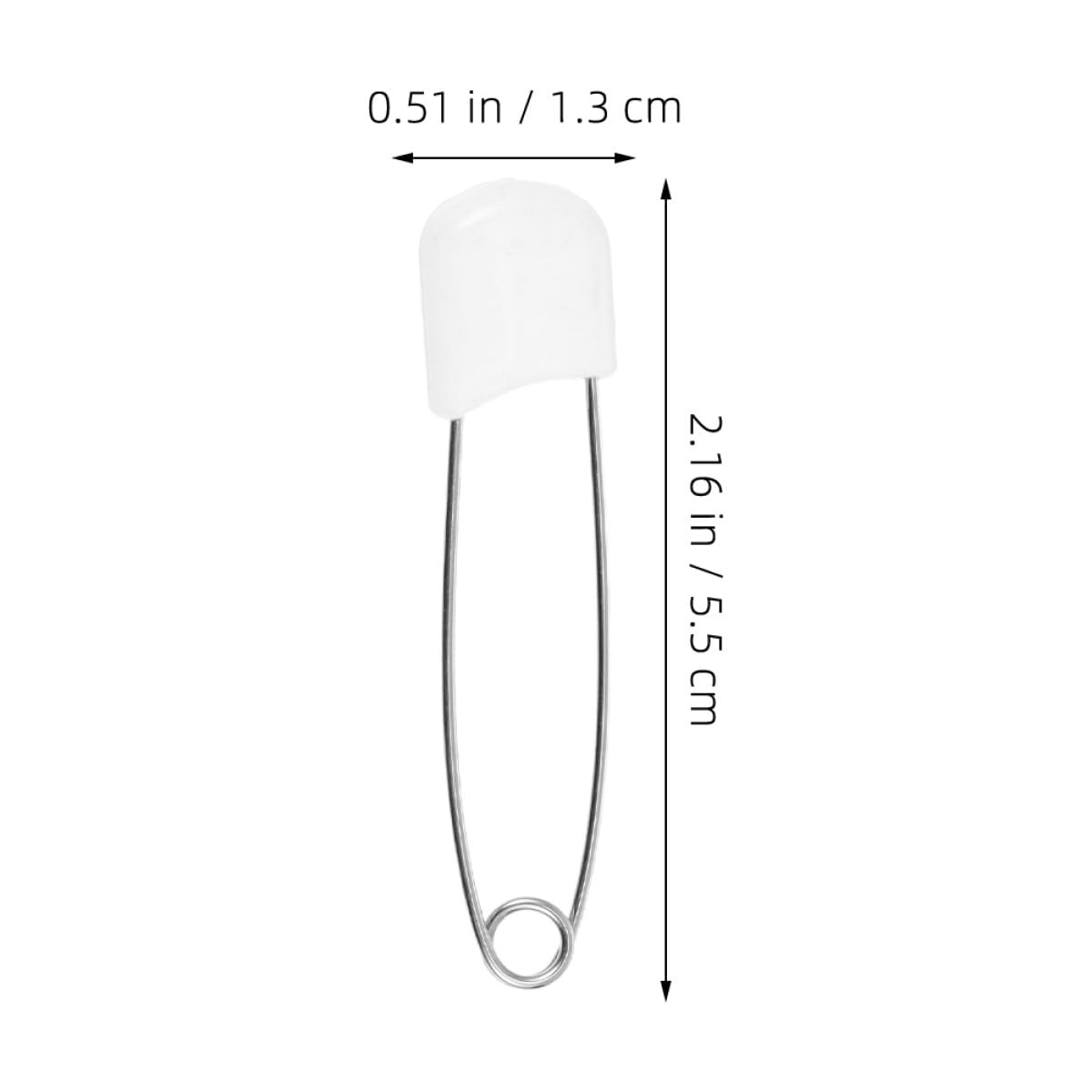 BESPORTBLE Épingles de Sûreté Réutilisable 30 en Alliage de Zinc et Pp Faciles à Utiliser et Fiables, Lot de 30 Pièces, Accessoires Pratiques pour Parents pour Couches Bébé