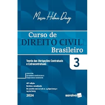 Capa do livro Curso De Direito Civil Brasileiro - teoria das obrigações contratuais e extracontratuais - Vol.3 - 40 edição 2024: Volume 3