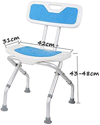 Tabouret de douche réglable siège de bain antidérapant léger