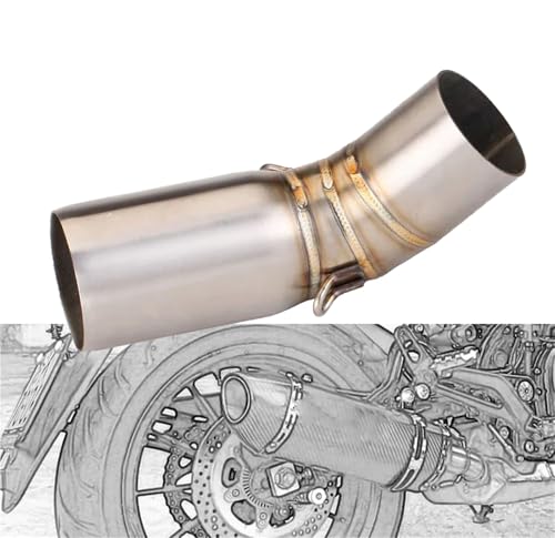 Pot d'échappement intermédiaire anti-corrosion en inox pour moto Benelli BJ500