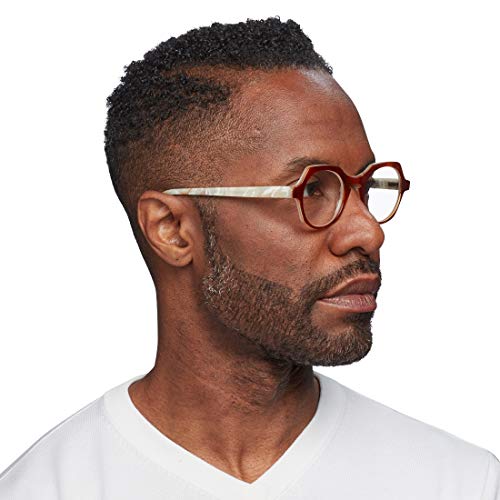 Image of eyebobs Heda Letus Unisex Premium Reading Glasses for Men and Women | Round Eye Glasses