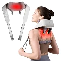 SKG Neck Massager for Pain Relief Deep Tissue 6D Kneading with Heat Cordless Neck and Shoulder Massage for Men and Women H5 mini ​