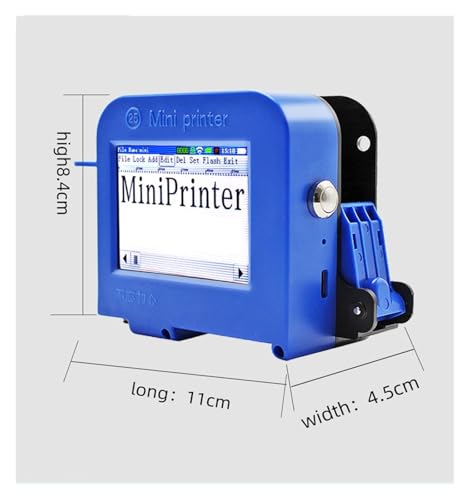 Mini codeur portable 25,4 mm pour imprimer des codes-barres clairs avec date - 7