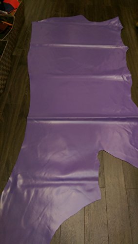 Nat Leathers Purple Smooth Calf Finish Semi Shiny Handbag Strap Seating Upholstery Shoe 19-22 Square Feet Sq.ft. Cowhide Genuine Leather Hide Skin (19-22 Sq.ft) #TOP2