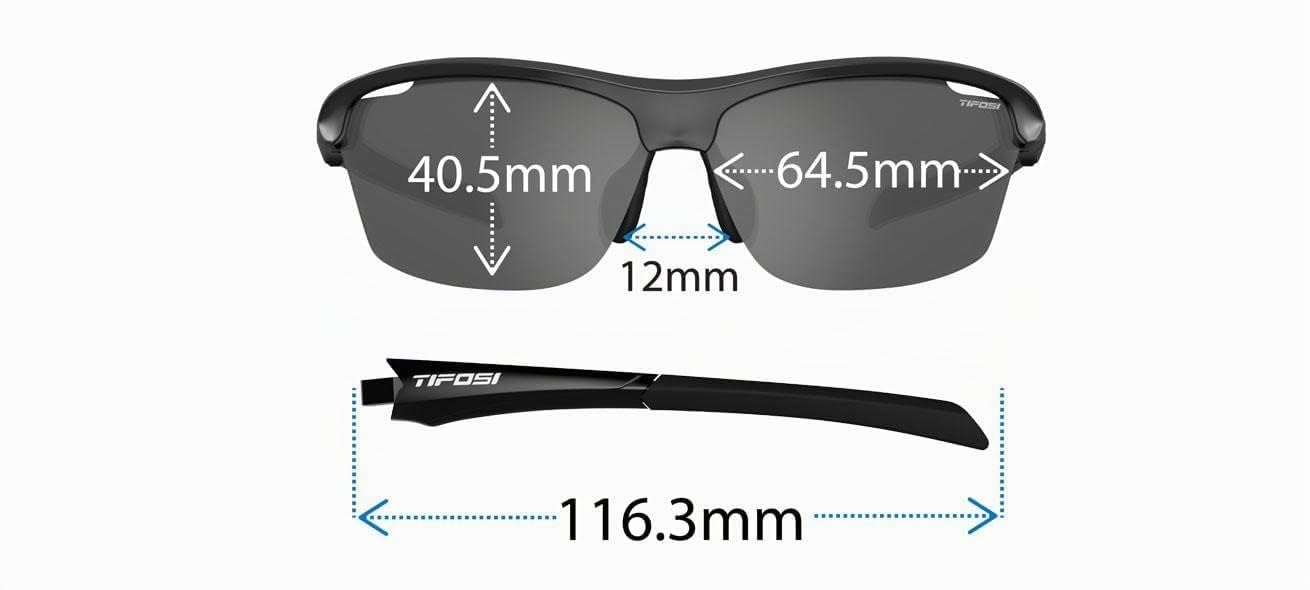 Tifosi Unisex Intensive Einzellinse Sonnenbrille (1er Pack)
