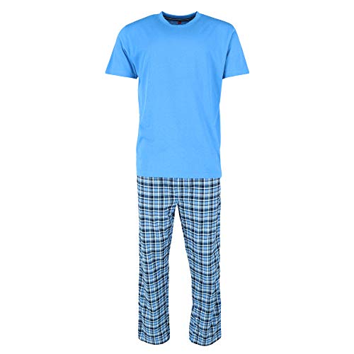 Hanes Men's Tee and Woven Sleep Pant Pajama Set