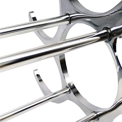 Adega Rack Suporte para Vinhos 6 Garrafas Inox Casa Bar