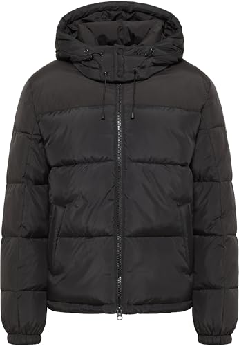 MUSTANG Style Daniel Buffer Jk Chaqueta con Capucha, Negro 4142, M para Hombre