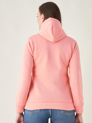 Image of Pivl Women Solid Hooded Jacket for Winter
