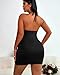 Slutty Dresses for Women Sexy Rave Outfits for Women Clubbing Outfits Outcast Clothing Micro Dress Strip Stripper Outfit (US, Alpha, Large, Regular, Regular, Black)